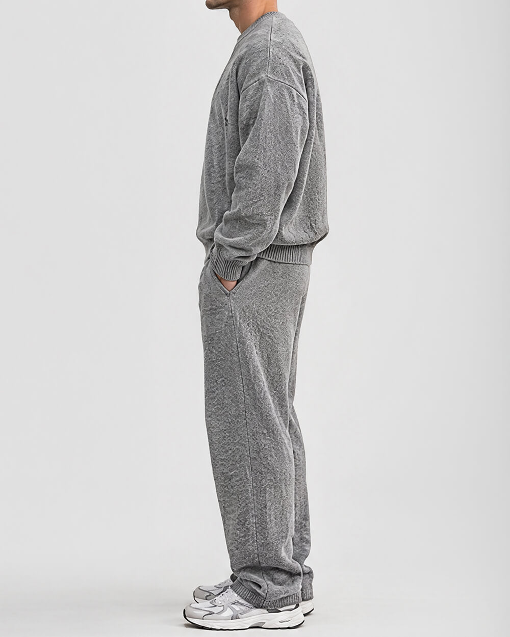 Knit Jogger - Gray
