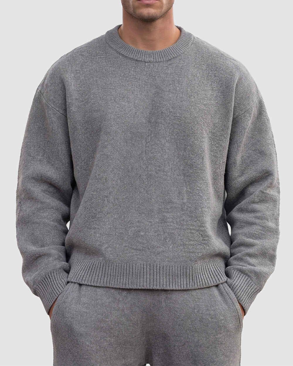 Knit Sweater - Gray