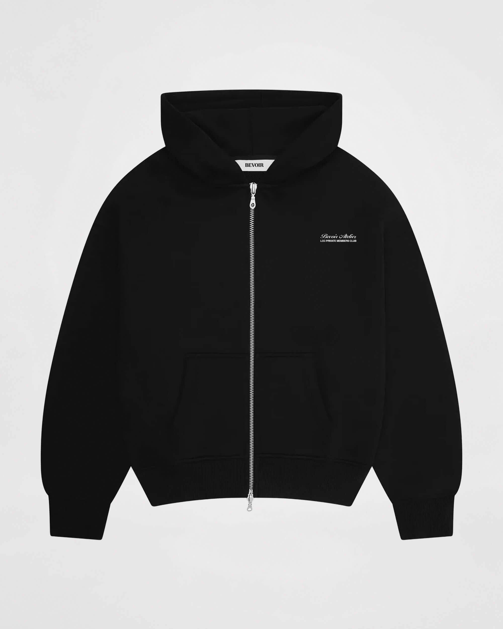 Zip Hoodie - Black