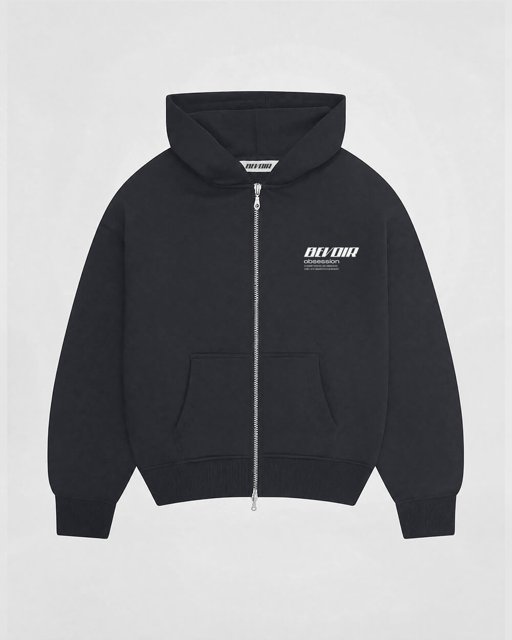 Zip Hoodie - Dark Grey