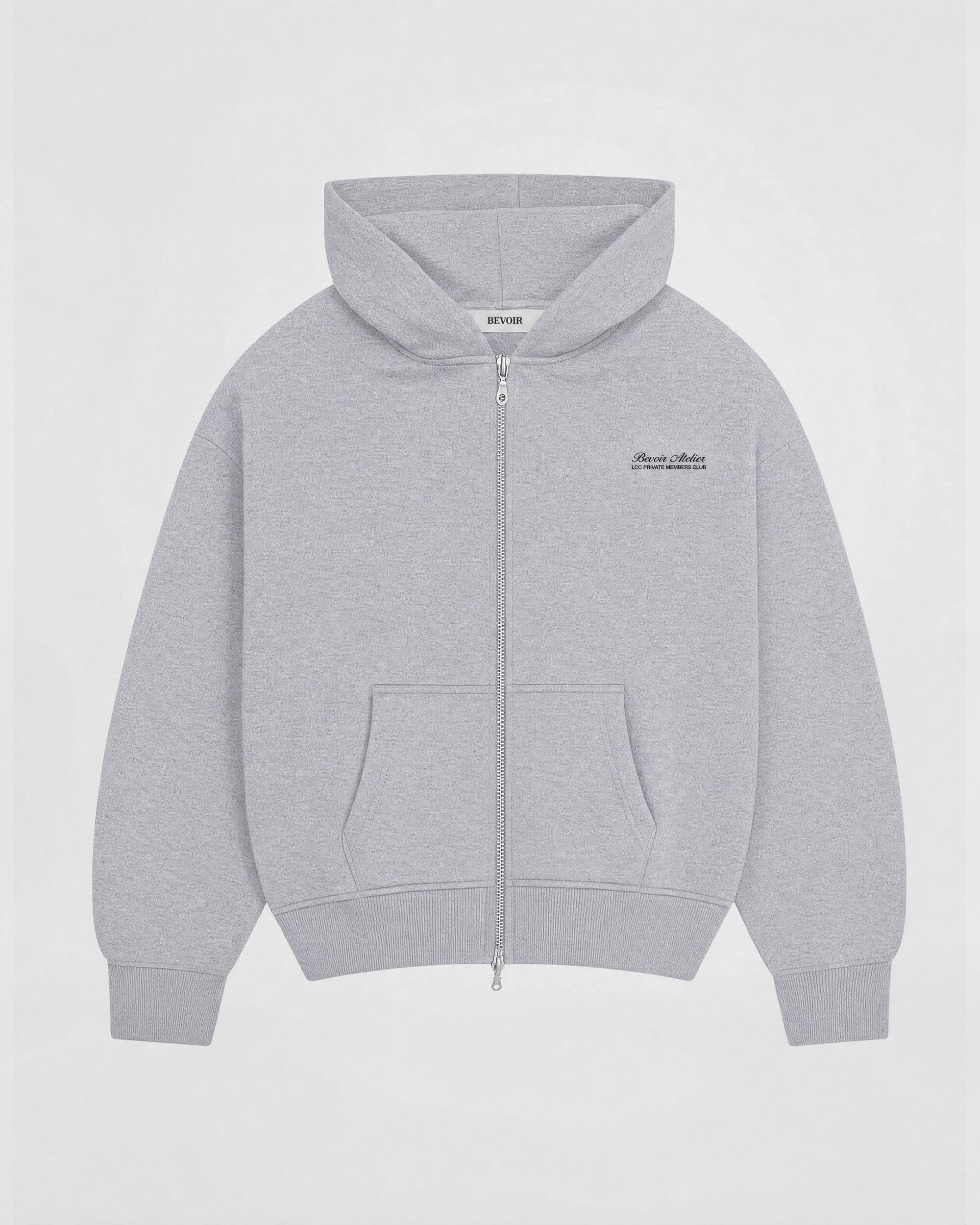 Zip Hoodie - Grey