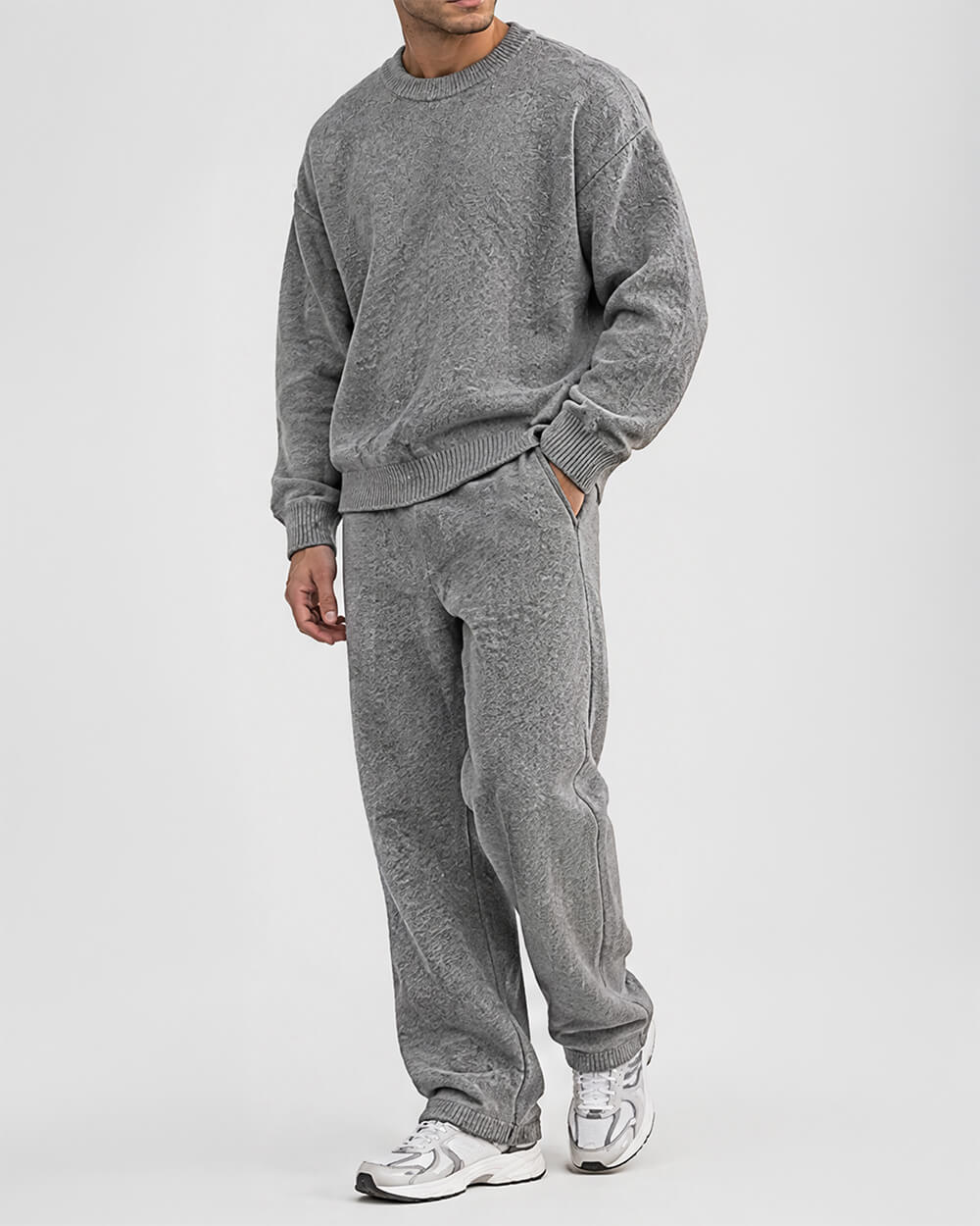 Knit Jogger - Gray