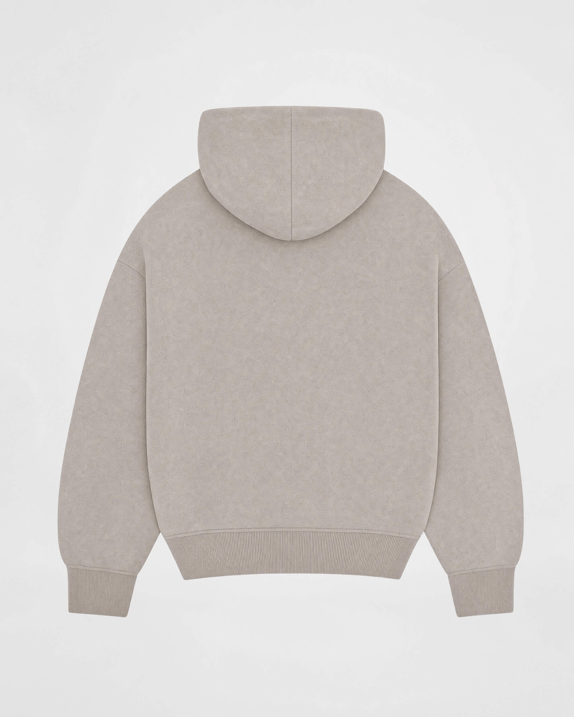 Zip Hoodie - Latte Beige