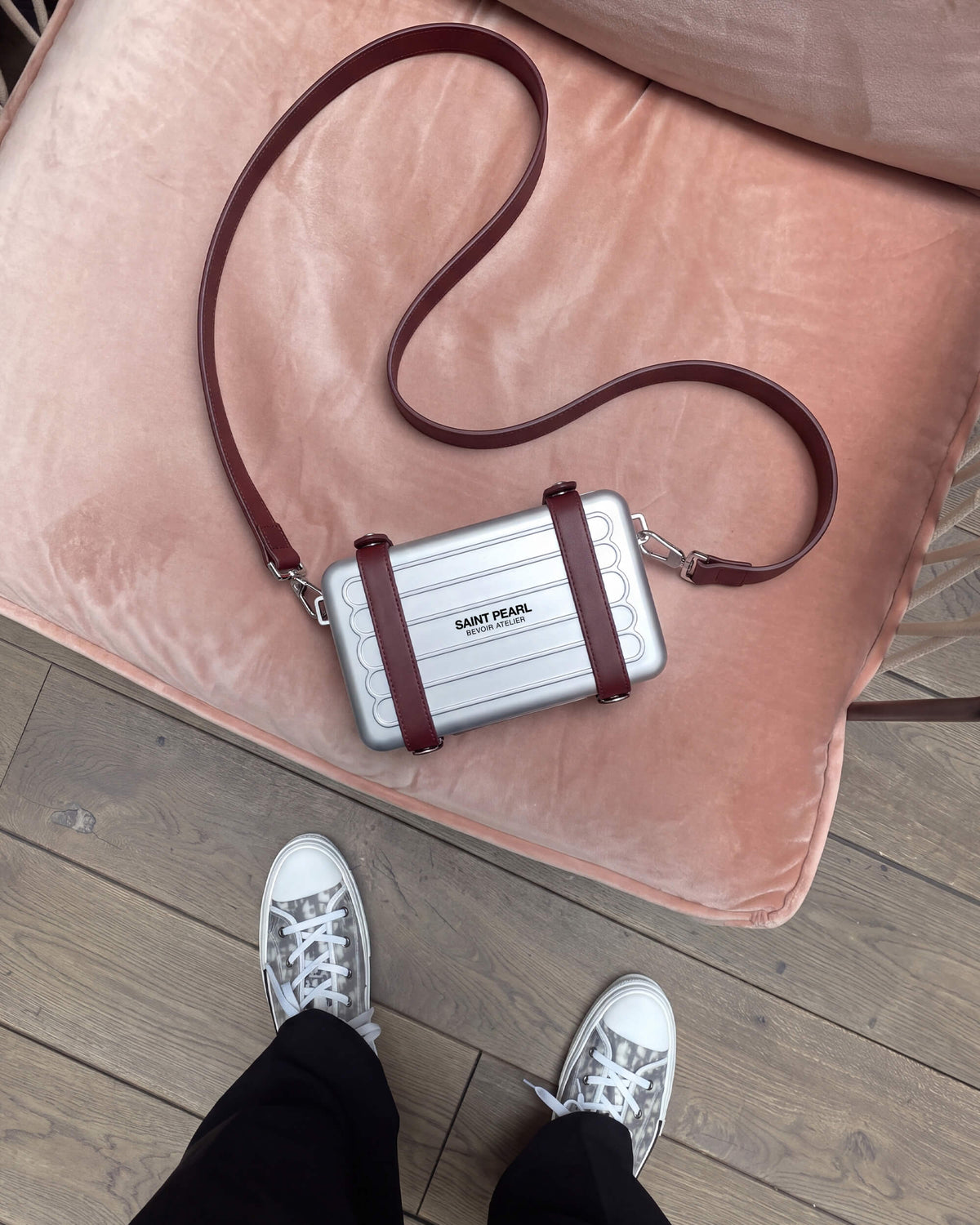 Saint Pearl Cross-Body Bag - Brown
