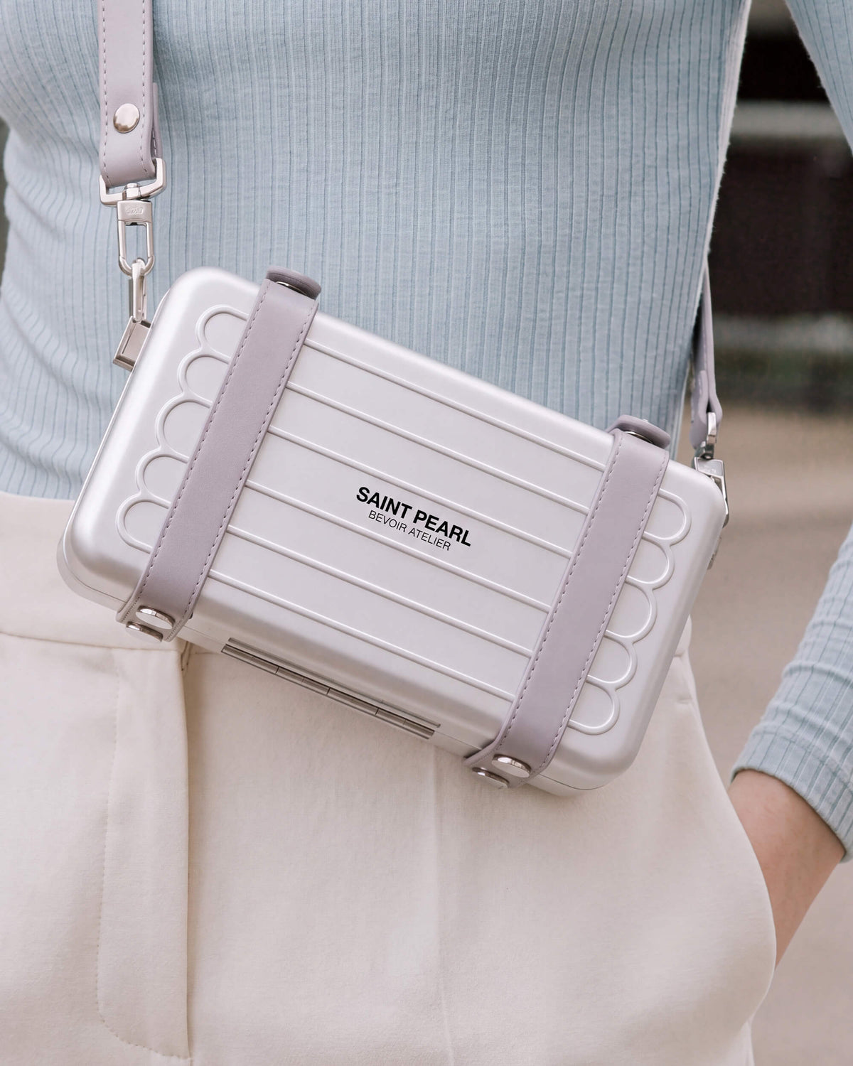 Saint Pearl Cross-Body Bag - Gray