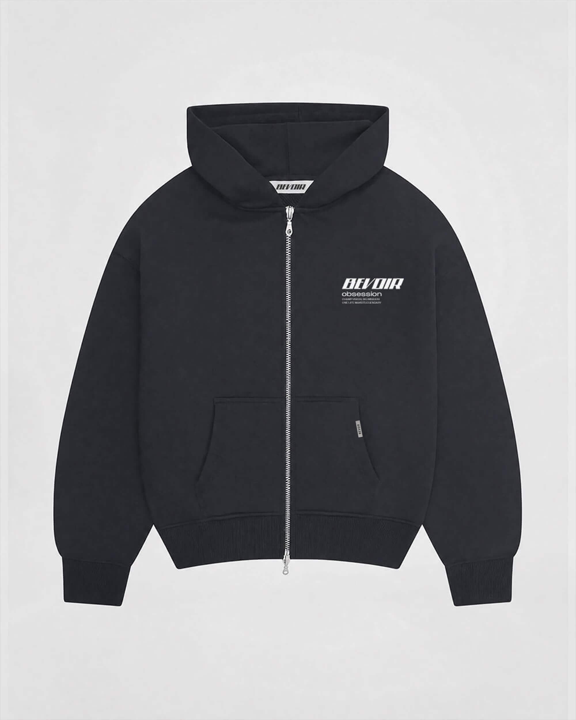 Zip Hoodie - Dark Grey